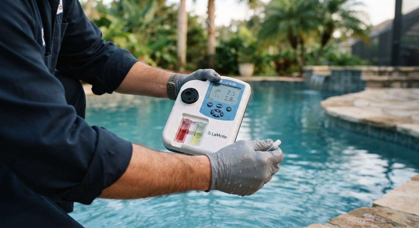 Balancing pH in the Florida Sun